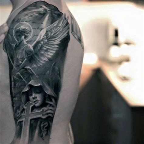 101 Best Angel Tattoos For Men Cool Designs Ideas 2020
