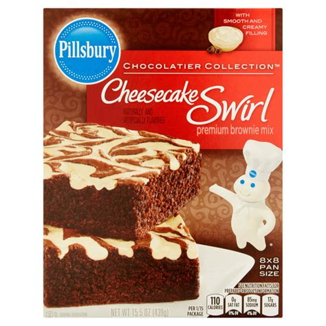Pillsbury Fudge Supreme Cheesecake Swirl Brownie Mix 155 Oz