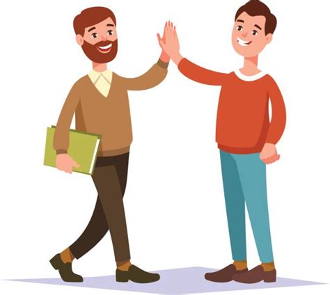 High Five Illustrations Royalty Free Vector Graphics And Clip Art Istock