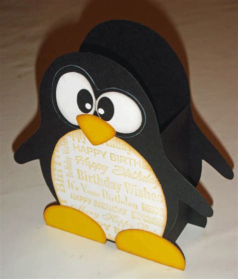 Pinguin vorlage zum basteln pdf downloaden und ausdrucken. Silvias Stempelseiten: Pingu-Box