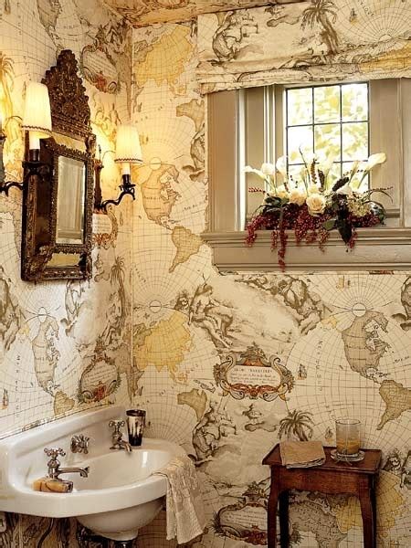 44 Unique Bathroom Wallpaper On Wallpapersafari