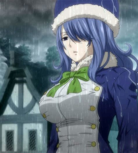 An Anime Character With Blue Hair Wearing A Hat And Green Bow Tie