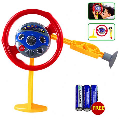 Based on this price, your retail order net proceeds will be Kids Back Seat Car Steering Wheel Toys Driving Game Horn ...