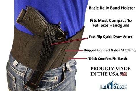 Unisex Basic Concealed Carry Belly Band Holster