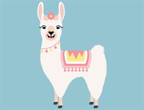 Cute Llama Svg Cut Files Png Llamas Clipart Arte Clip De Etsy España