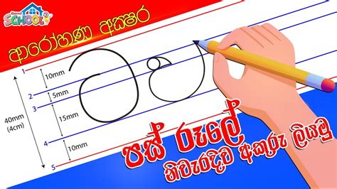 Pas Rule Akuru Liyamu Arohana Akshara How To Write Sinhala Letters