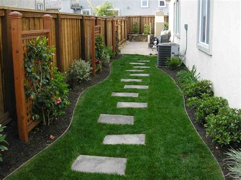 Cool Narrow Side Of House Landscaping Ideas References