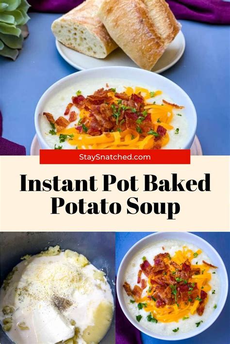 This Easy Instant Pot Baked Potato Soup Is Ready In 10 Minutes Using