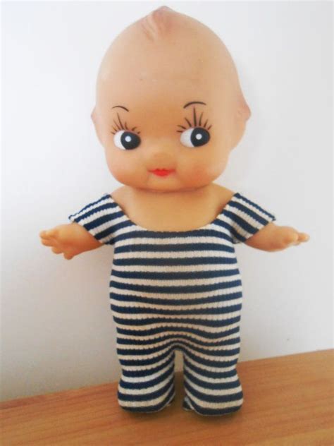 1960s 1970s Kewpie Doll Cupie Doll Poseable Stripey Etsy Uk Cupie