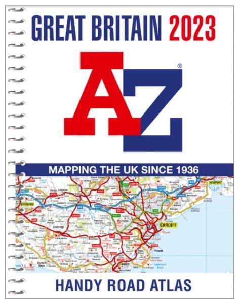 Great Britain Road Atlas 2023 Handy A5 Spiral Az May22  