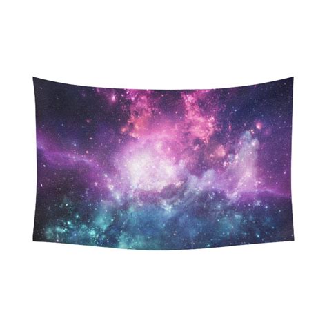 Gckg Galaxy Nebula Outer Space Universe Tapestry Horizontal Wall
