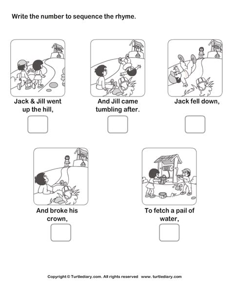 Story Sequencing Worksheets For 1st Grade