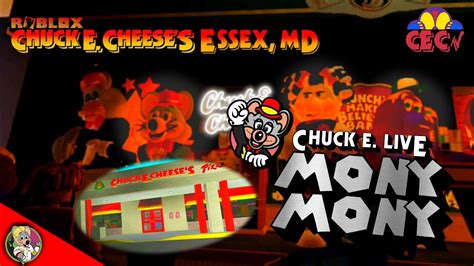 Roblox Chuck E Cheese Essex Md Chuck E Live Mony Mony 2019 Youtube