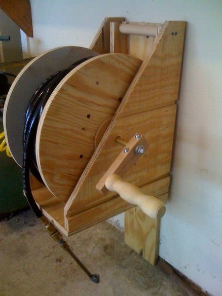 Repurposed Wire Spool Furniture Ideas Diy Wire Spool Air Hose Reel