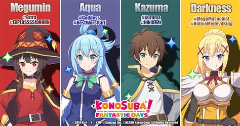 Konosuba Fantastic Days Characters Gamers Wiki