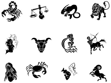 Zodiac Sign Symbols Vector Download Reverasite