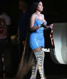 ask and tell nicki minaj s ami clubwear pink hologram front lace up gladiator thigh high boots