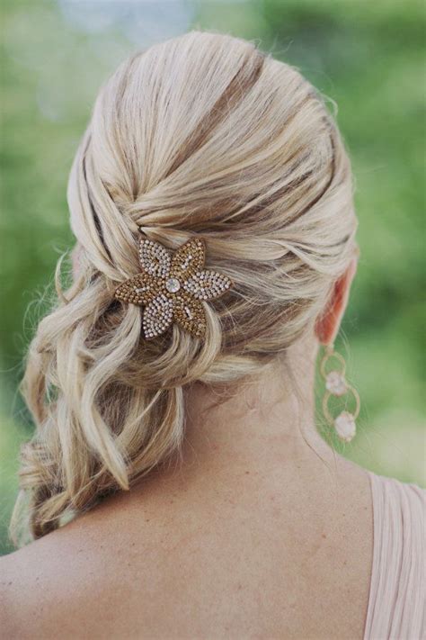 Wedding Hair Side Ponytail With Veil Fashionblog