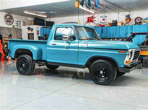 1979 Ford F100 F 100 Custom Stepside Flareside Pick Up Truck Classic