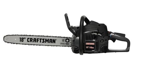 Craftsman 18 In Gas Chain Saw 40 Cc Lawn And Garden Chain Saws