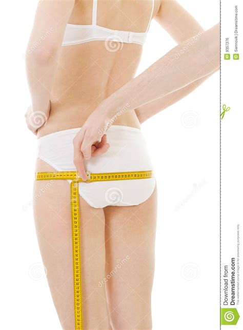 fesses mesurant le femme de taille de s photo stock image du attrayant couture 9357376