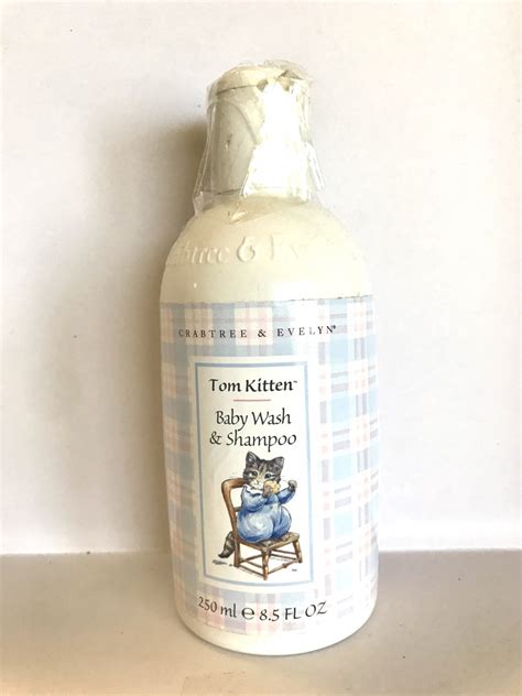 Crabtree Evelyn Tom Kitten Baby Wash And Shampoo Baby Soap Gentle Vintage