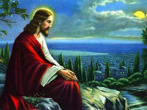 Jesus Christ Praying Wallpapers 04 Turnback To God