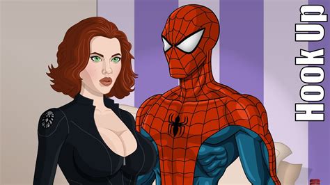 Black Widow Spider Man Cartoon