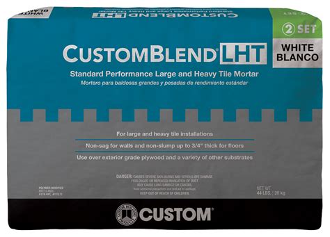 Customblend Lht Large And Heavy Tile Mortar Custom Building Products