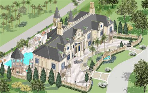 List of architectural design companies and services in nigeria. Renderings Of A French Chateau In Nigeria By D'Alessio ...