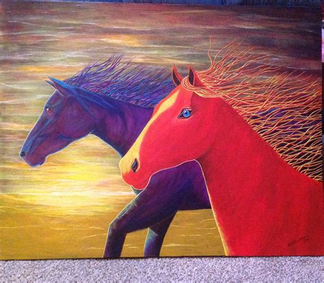 Dream horses | Horses, My arts, Moose art