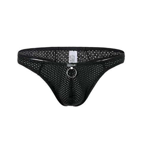 Mens Sexy Pouch G String Underwear Sexy Low Rise Bulge Thong Underwear