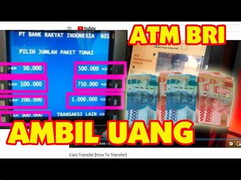 Cara pengambilan uang di indomaret dengan kartu atm bca. Cara Ambil Duit Di ATM BRI (Tarik Tunai) - YouTube