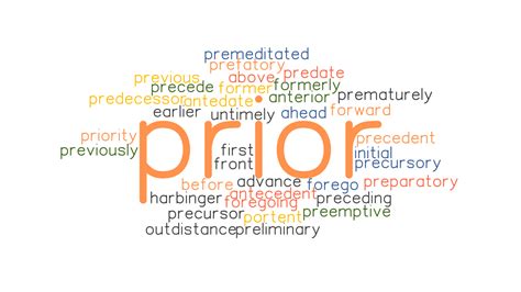 Prior Synonyms And Related Words What Is Another Word For Prior