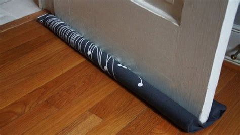Make An Under The Door Draft Blocker With A Pool Noodle With The Cold