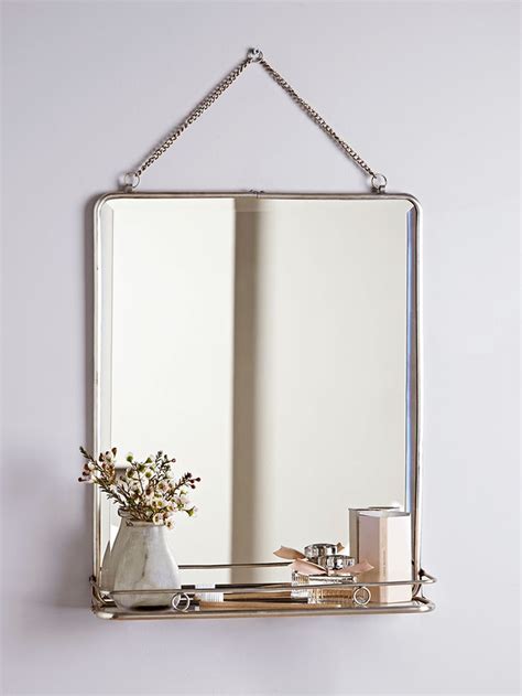 Vasagle bathroom mirror wall mounted mirror with shelf makeup vanity mirror for dressing table 46 x 12 x 55 cm matte white bbc25wt 4 2 out of 5 stars 24 35 99 35. French Folding Mirror - Large in 2020 | Small bathroom ...