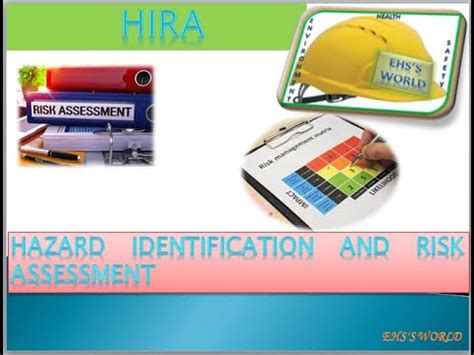 HIRA HOW TO PREPARE HIRA METHOD OF HAZARD IDENTIFICATION RISK