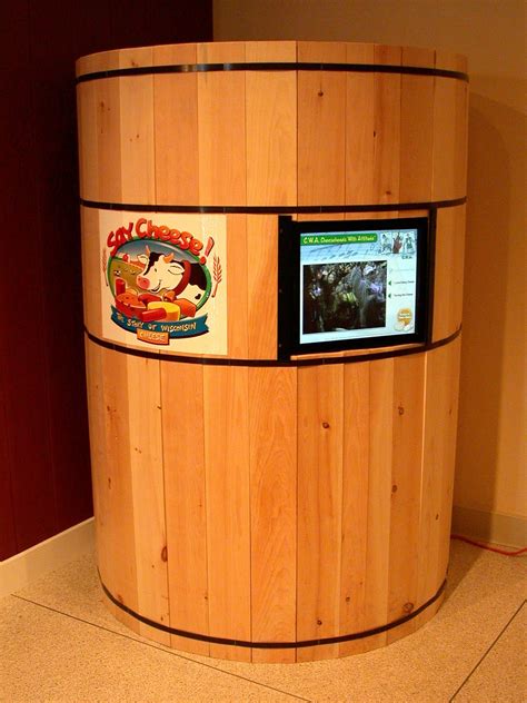 Dufeck Wood Products And Mfg Display Barrel Touchscreen
