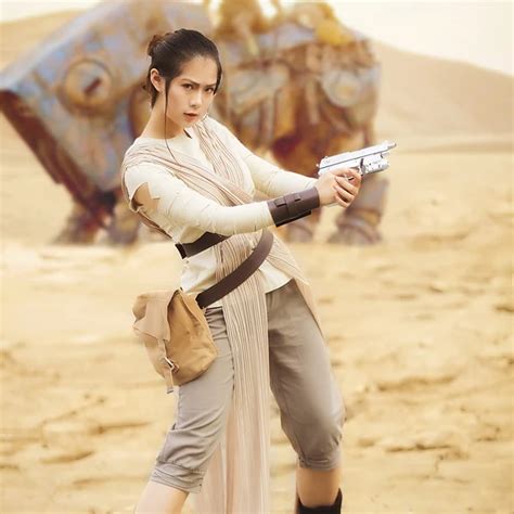 Star Wars Rey Cosplay Costume Outfit The Force Awakens Cosplay Clothing