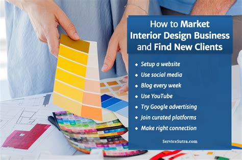 You can develop short videos or presentations and upload them to attract clients. How To Market Interior Design Business and Find New Clients