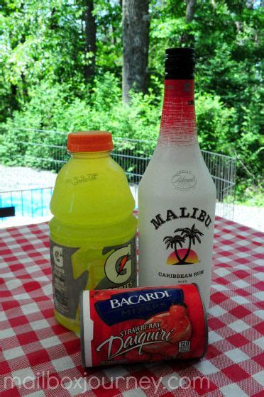 How to mix a malibu & pineapple. Liquid Skittles: 6 oz. Malibu Mango Rum, 12 oz. Strawberry ...