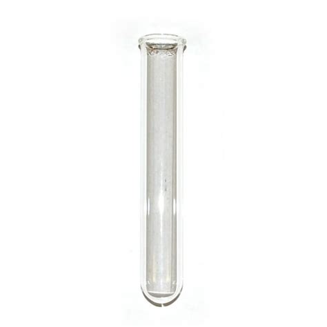 Rimmed Glass Test Tube Borosilicate 7ml Capacity With 13mm Outside Dia 10mm Inside Dia