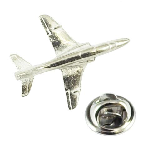 Hawk Aircraft Plane Pewter English Made Lapel Pin Badge From Ties Planet Uk