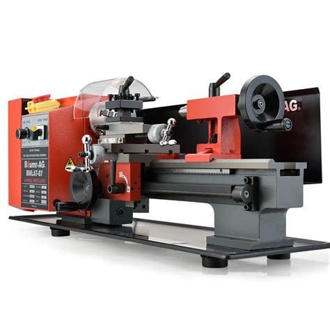 Baumr Ag 550w 7 Inchx14 Inch Variable Speed Mini Metal Lathe With Lcd