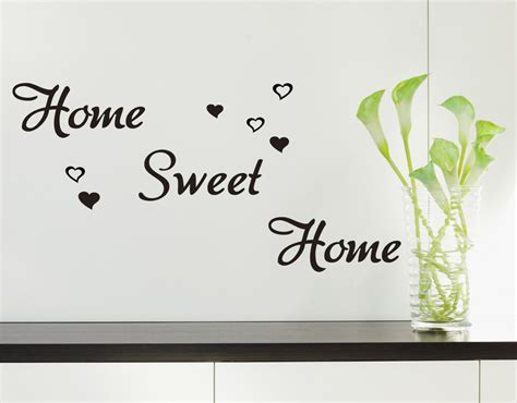 Home Sweet Home Wall Art Quote Vinyl Wall Sticker Diy