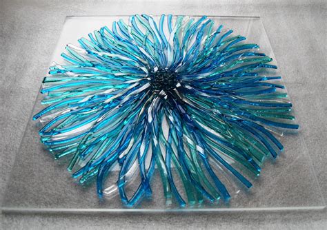 Fused Glass Artwork Fused Glass Plates Fused Glass Jewelry Stained Glass Art Glass Wall Art