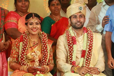 Aadhav Kannadasan Vinodhinie Wedding Saree Blouse Patterns