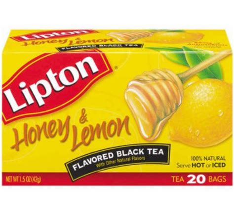 Lipton Flavored Black Tea Honey And Lemon Tea Bags Boxes Reviews 2021