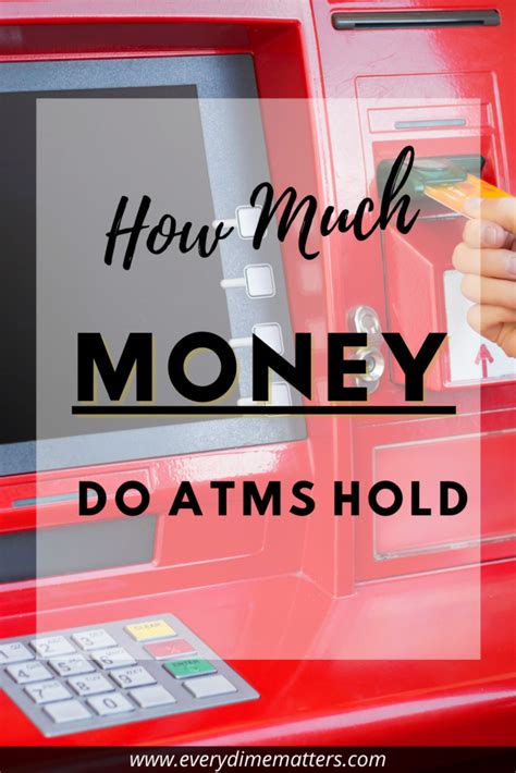 (although of course, this is not a hard and fast rule. How much money do ATMs hold? | EveryDimeMatters