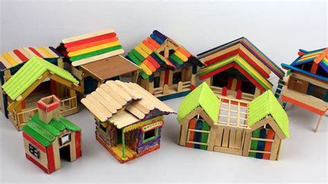 How To Build A Popsicle Stick House Easy